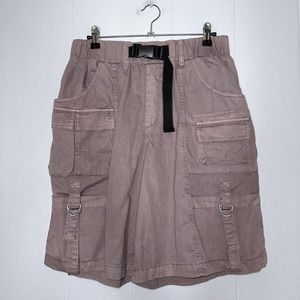 BDG Urban Outfitters Women’s Rory Mauve Cargo Shorts Y2K Skater Size L